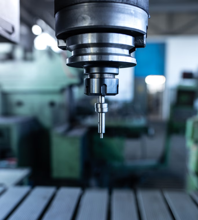 Équipement d’usinage industriel utilisé dans un atelier de fabrication